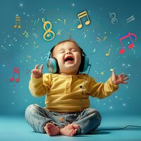 Baby's Gentle Concerto - The Tiny Overtones & Brainwave Music & Happy Baby Lullaby Collection