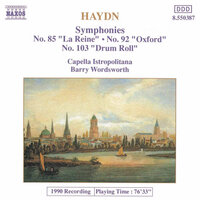 Symphony No. 92 in G Major, Hob. I:92 "Oxford": I. Adagio - Allegro spiritoso - Capella Istropolitana & Barry Wordsworth & Йозеф Гайдн