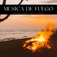 Relajante Océano y Sonidos De Fuego - Musica relajante & Flor de Loto & Fuego Ambiental
