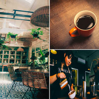 Paradise Like Backdrops for Hotel Cafes - Vintage Cafe