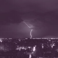 Background for Clear Meditations - Classy Rain and Thunder Sounds