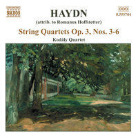 String Quartet in G Major, Op. 3, No. 3, Hob. III:15: III. Menuetto (Attrib. To Hoffstetter) - Kodály Quartet & Йозеф Гайдн