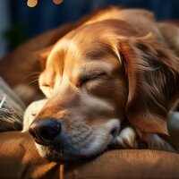 Perros Tranquilos Y Calmos Por La Noche - Hogar acogedor & Perros & Cachorro durmiendo RW