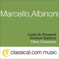 Oboe Concerto in D minor - Allegro - Kurt Redel & Алессандро Марчелло & Senia Trubashnik