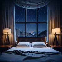 Armónicos Distantes En El Tiempo - Nadar en el cielo & Sonido de lluvia para dormir & Descansa