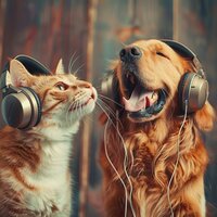Feline Frolic Frequencies - Relaxing Music For Pets & Auditory Illusion & Whispering Landscapes
