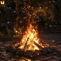 Tranquil Fire Tones for Relaxation - It Will Make Me Whole & Natures DNA & Rainforest Sounds
