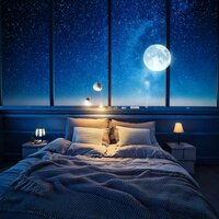 Calm Rhythms for Deep Night Calm - Coffee Shop Ambient & Basic Happiness & Restful Music Concort