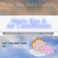 Moon and Shining Stars with Air Conditioner Sound: Loopable - Music Box Baby Lullaby
