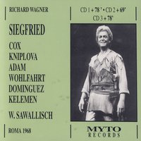 "Siegfried", Dritter Aufzug: O Siegfried! Dein war ich von je! (Brünnhilde, Siegfried) - Рихард Вагнер & Jean Cox & Orchestra di Roma della RAI & Nadezda Kniplova