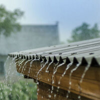 Lluvia en techo de zinc con viento 2 - Buenas Noches