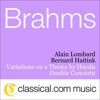 Variations on a Theme by Haydn in B flat, Op. 56a (St. Anthony Variations) - Theme: Andante - Alain Lombard