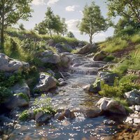 Baby Sleep by the Babbling Brook - Elemental Samples & Water Way & Infrasound System