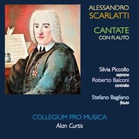 Cantata Clori mia, Clori bella, H. 129: 1. Recitativo: Clori mia, Clori bella - Alan Curtis & Collegium Pro Musica & Stefano Bagliano & Silvia Piccollo & Алессандро Скарлатти