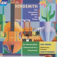 Hindemith: Konzertmusik for viola and large chamber orchestra, Op. 48 (1930) - 1. Lebhaft, bewegte halbe - Paul Cortese & Philharmonia Orchestra & Martyn Brabbins & Пауль Хиндемит