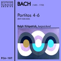 Partita No. 4 in D, BWV 828: VI. Menuet - Ralph Kirkpatrick & Johann Sebastian Bach