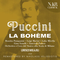 La Bohème, IGP 1, Act II: "Ecco i giocattoli di Parpignol!" (Parpignol, Rodolfo, Colline, Marcello, Schaunard, Coro, Mimì) - Orchestra del Teatro alla Scala & Lorenzo Molajoli & Giuseppe Nessi & Luigi Marini & Tancredi Pasero & Gino Vanelli & Джакомо Пуччини
