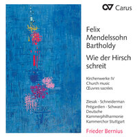 Mendelssohn: Psalm 42, Op. 42 - II. Aria "Meine Seele dürstet" - Ruth Ziesak & The Deutsche Kammerphilharmonie Bremen & Frieder Bernius & Феликс Мендельсон