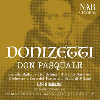 Don Pasquale, IGD 22, Act III: "Tutto dimenticato, siate felici" (Don Pasquale, Dottore, Norina, Ernesto, Coro) - Orchestra del Teatro alla Scala & Carlo Sabajno & Ernesto Badini & Afro Poli & Adelaide Saraceni & Tito Schipa & Гаэтано Доницетти