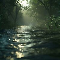Gentle Stream Meditation Harmonics - Weather and Nature Recordings & Bamboo Water Fountain & Nue