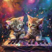 Gentle Feline Rhythms - Ocean Vacation & Chills & Calming Music Ensemble