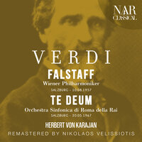 Falstaff, IGV 10, Act III: "Nossignore! Tu indossa questa cappa" (Alice, Fenton, Nannetta, Quickly, Meg) - Wiener Philharmoniker & Герберт фон Караян & Elisabeth Schwarzkopf & Luigi Alva & Anna Moffo & Giulietta Simionato & Джузеппе Верди