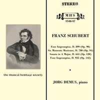 4 Impromptus, D.899: IV. Allegretto - Jörg Demus & Франц Шуберт