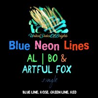 Blue Neon Lines - Al I Bo & Artful Fox