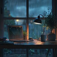 Claridad En El Chaparrón - Música para la productividad & Estudios de lluvia & Lluvia refrescante