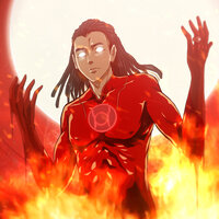 Red Lantern - Pondering