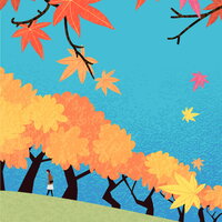 A path of Falling Leaves - MINU