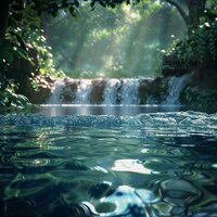 Tranquil Water Flow for Yoga - Yoga Mandala & 528Hz Repairs DNA & Gentle Nature