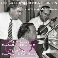 Piano Trio No. 1 in D Minor, Op. 63: II. Lebhaft, Doch Nicht Zu Rash - Роберт Шуман & David Oistrakh & Lev Oborin & ​Sviatoslav Knushevitsky