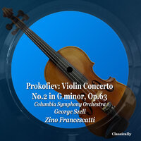 Violin Concerto No.2 in G minor, Op.63: 3. Allegro, ben marcato - Columbia Symphony Orchestra & George Szell & Zino Francescatti & Сергей Сергеевич Прокофьев