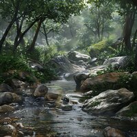 Relaxing River Sounds for Yoga Classes - Yoga Hatha & I See Rainbows & INDAYA