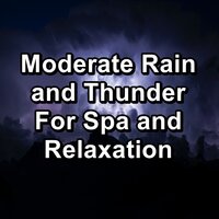 Moderate Rain and Thunder with Nature Music in the Evening - Rain Sounds & Rain for Deep Sleep & Rain