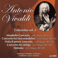 Concerto for Viola d'amore in D Major, RV 392: III. Allegro - Leningrad Chamber Orchestra & Антонио Вивальди