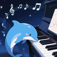 浪花轻拍溪流岸 放松减压催眠曲 - 海豚音浪使者