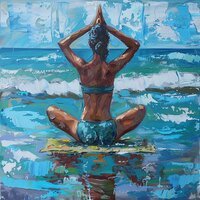 El Susurro De La Ola Guía La Meditación - Yoga Meditación & Consorte de olas calmantes & Olas centrales