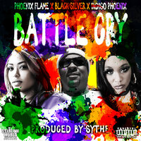 Battle Cry - Black Silver & Indigo Phoenix & Phoenix Flame