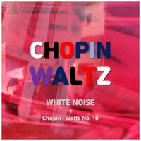 Chopin : Waltz No. 10 + Car camping on a rainy day (White Noise) - ASMR