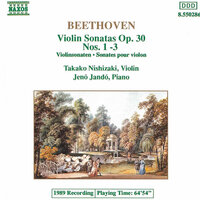 Violin Sonata No. 8 in G Major, Op. 30 No. 3: II. Tempo di menuetto, ma molto moderato e grazioso - Takako Nishizaki & Jeno Jando & Ludwig van Beethoven