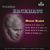 Mozart: Piano Sonata No. 10 in C Major, K. 330 - 1. Allegro moderato - Wilhelm Backhaus & Вольфганг Амадей Моцарт