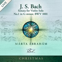 Violin Sonata No.1 in G Minor, BWV 1001: III. Siciliana - Márta Ábrahám & Johann Sebastian Bach