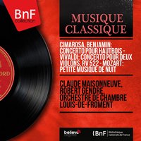 Oboe Concerto On Themes by Cimarosa in C Minor: III. Siciliana - Claude Maisonneuve & Orchestre de chambre Louis-de-Froment & Louis De Froment & Claude Maisonneuve, Orchestre de chambre Louis-de-Froment, Louis de Froment