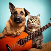 Soft Fretted Comfort - Guitar Cafetéria & Friendly Pets Music World & Meditation Music Zone & Pet Music Academy & Classical Music for Relaxation