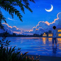 放松睡眠（森林鸟鸣+解压+冥想） - 蓝夜漫游指南