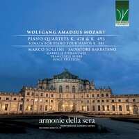 Piano Quartet in G Minor, K. 478: II. Andante - Marco Sollini & Gabriele Pieranunzi & Francesco Fiore & Luigi Puxeddu & Вольфганг Амадей Моцарт