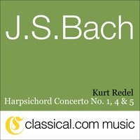 Harpsichord Concerto No. 5 in F minor, BWV 1056 - Allegro - Kurt Redel