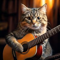 Cats Love Soft Guitar - Guitar N Bass & Music for Cats Orchestra & Music for Cats Prime